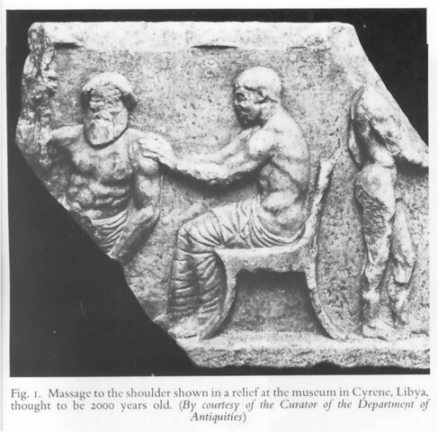 Práctica de masaje terapéutico y de uso del agua como tratamiento