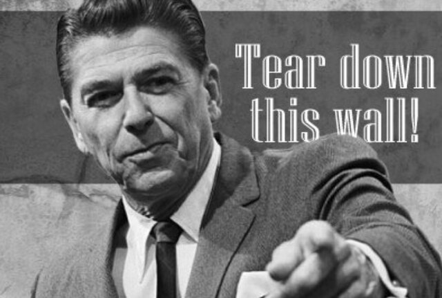 Tear down this wall’ speech