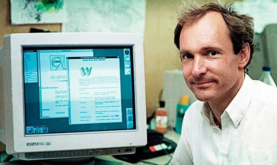 Tim Berners-Lee crea la World Wide Web