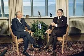 Reagan And Gorbachev Meet In Iceland