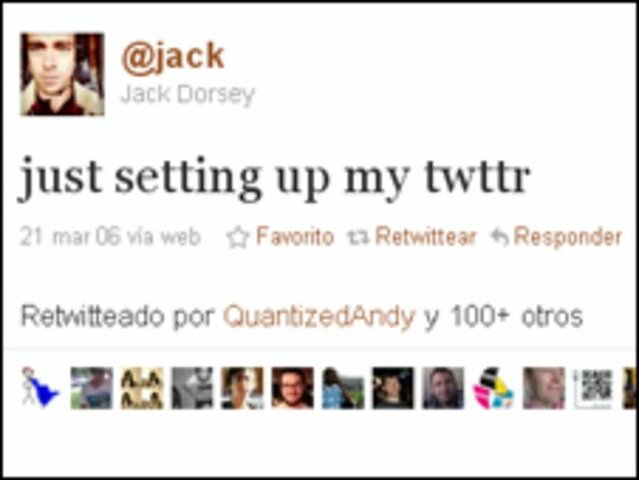 Primer mensaje de Twitter