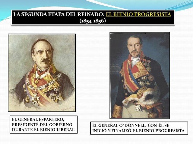 SE INICIA EL BIENIO PROGRESISTA