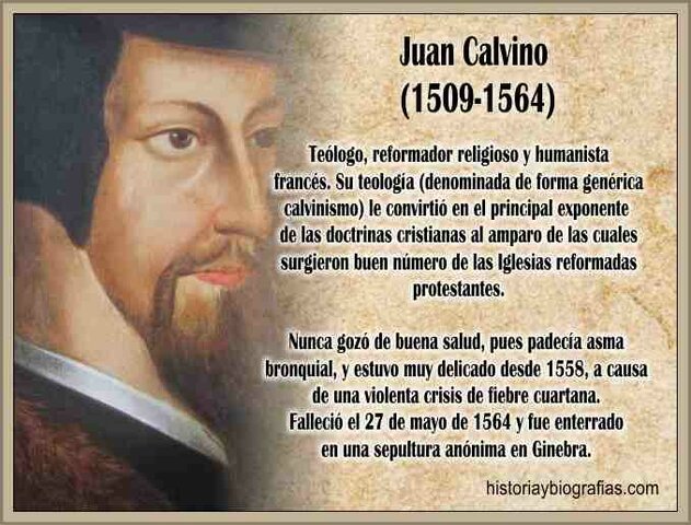 Fundació del calvinisme.