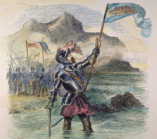 Balboa descobreix l'oceà pacífic