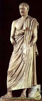 Retrato del orador Demóstenes  - Escuela de Atenas-