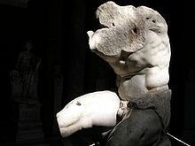 Torso de Belvedere (Escuela de Atenas, Museos Vaticanos)
