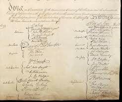 Signing of Consitution