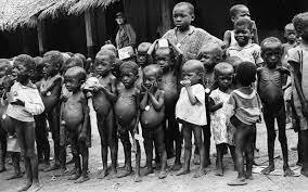 The Igbo people tried to declare themselves independent