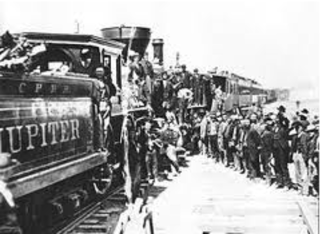 Transcontinental Railroad Completed