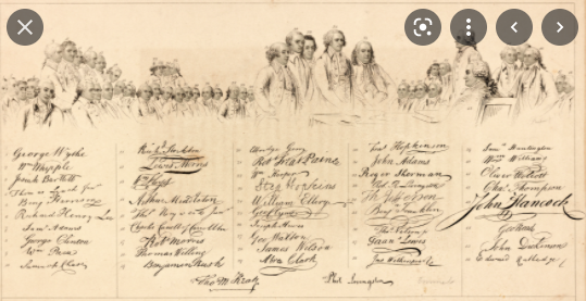 Declaration of Independence signed!