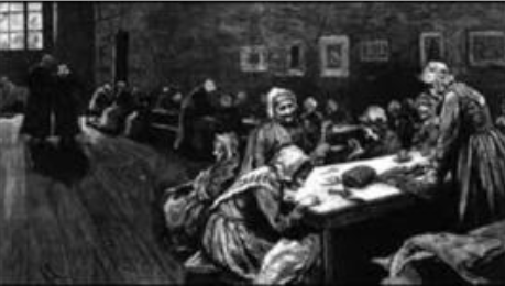 Poor Law created “poorhouses” for the poor