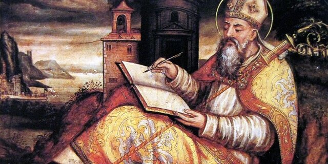 Ambrosio anima la política antiarriana, tras el concilio de Aquilea (381) y antipagana de Graciano, con la retirada del altar de la Victoria (382)