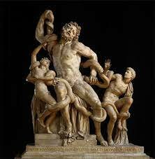Laocoonte y sus hijos (Escuela de Rodas. Museos Vaticanos)