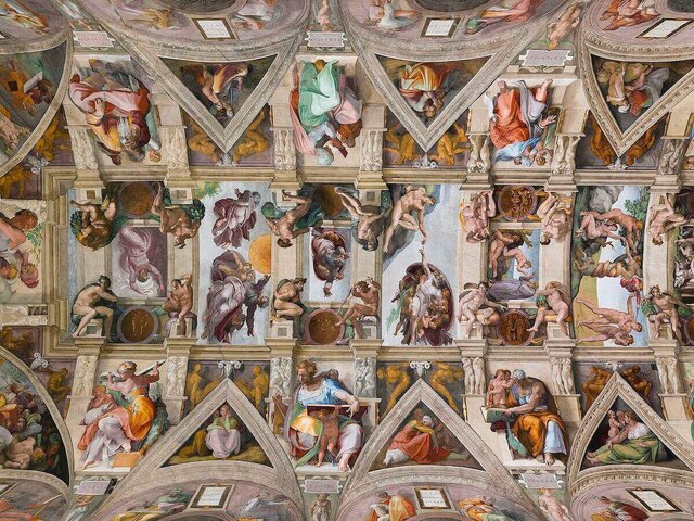 Michelangelo Paints the Sistine Chapel