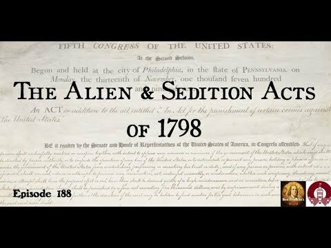 Alien and Sedition Acts