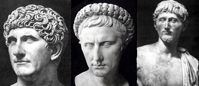 Segundo Triunvirato: Antonio, Octavia y Lépido