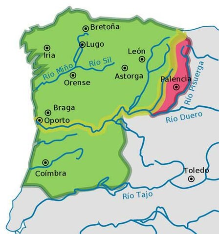 Fundación del reino suevo de Gallaecia
