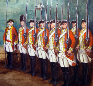 1000's of Redcoats in Boston