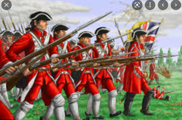1000's of redcoats are in boston