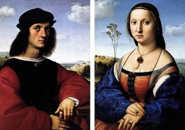 I ritratti di Agnolo Doni e Maddalena Strozzi