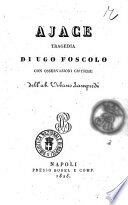 Viene rappresentata la sua tragedia "Ajace"
