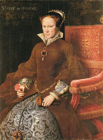 Mary Tudor becomes Queen of England