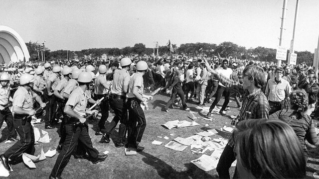 1968 riots at Democratic convention