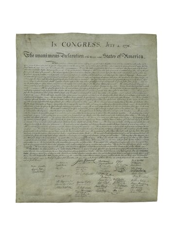 The Declaration of Independence is signed!