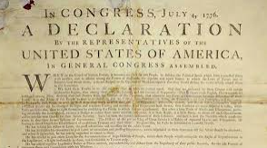 The Declaration of Independence is signed