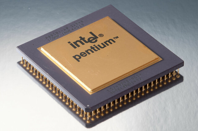 Aparición del microprocesador Pentium