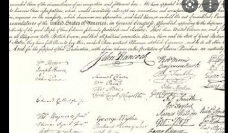 the declaration of independence is signed