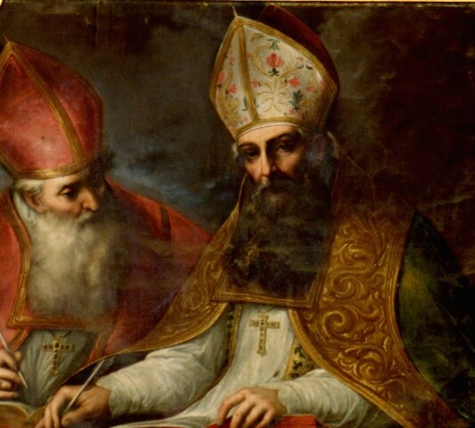 Agustín, consagrado obispo coadjutor de Valerio (395)
