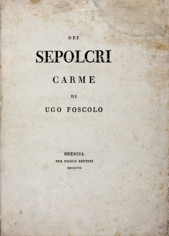 Compone " i sepolcri "
