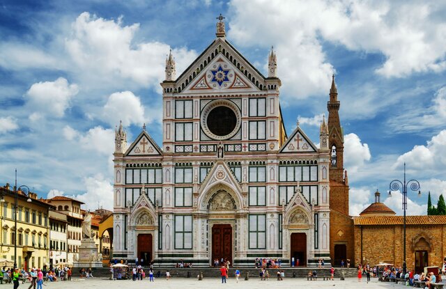 nella Basilica di Santa Croce