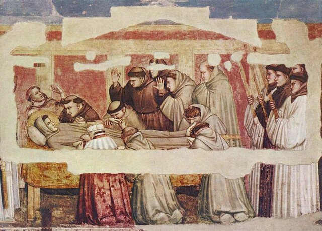 Affresca la Cappella Bardi, nella Basilica di Santa Croce