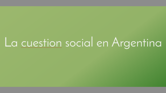 Cuestión social