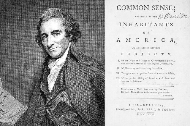 Thomas Paine Publishes "Common Sense"