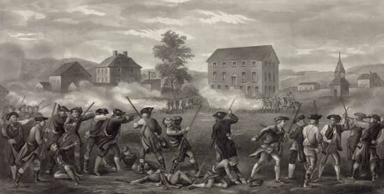 battles of Lexington and concord