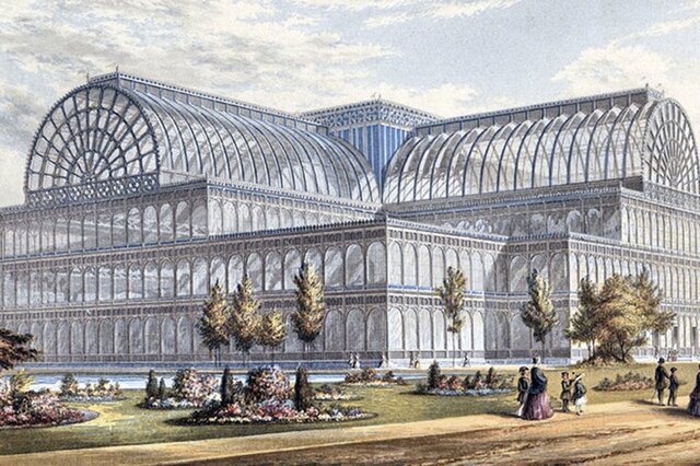 Queen Victoria at crystal palace