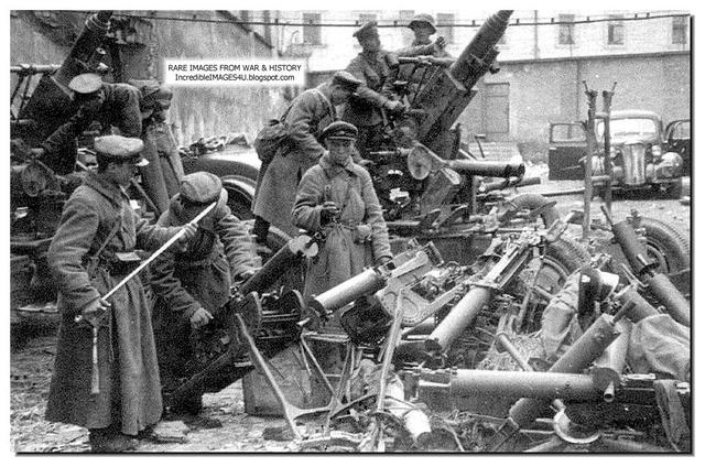 Soviet forces crossed the Polish frontier and took control of eastern Poland