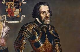 Hernán Cortés conquistó el Imperio azteca.