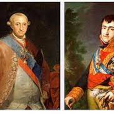 Timeline: el reinado de Carlos IV hasta el regreso de Fernando VII