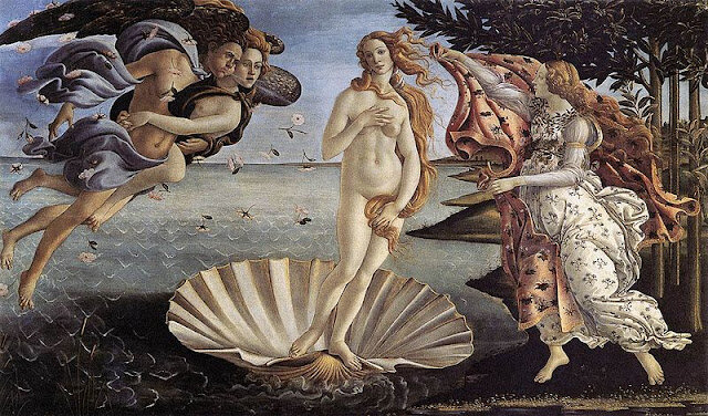 El naixement de Venus de Sandro Botticelli