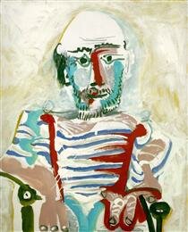 seated man (self-portrait)