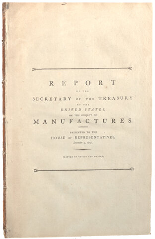 Report on Manufactures
