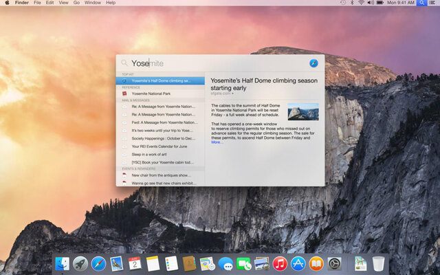 Mac OS X Yosemite