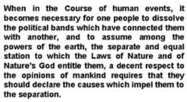 Declaration of Independence