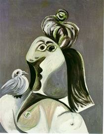 woman with bird