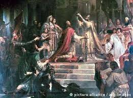 Charlemagne is crowned Holy Roman Emperor