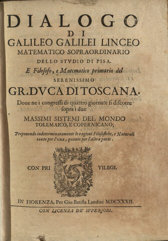 Galileo published his findings